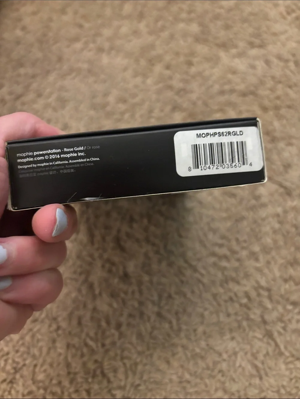 mophie Powerstation Portable Charger - Pink and White